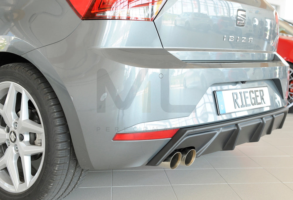 Rieger 00027102 SEAT KJ Rear Diffuser (Ibiza FR & Ibiza) 5 | ML Performance EU Car Parts