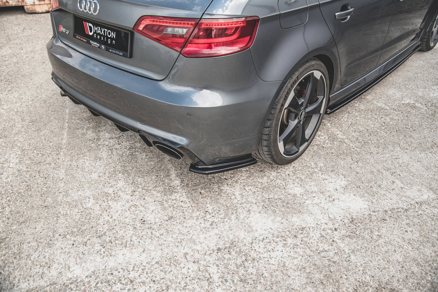 Maxton Design Audi RS3 8V Sportback Rear Side Splitters V.1