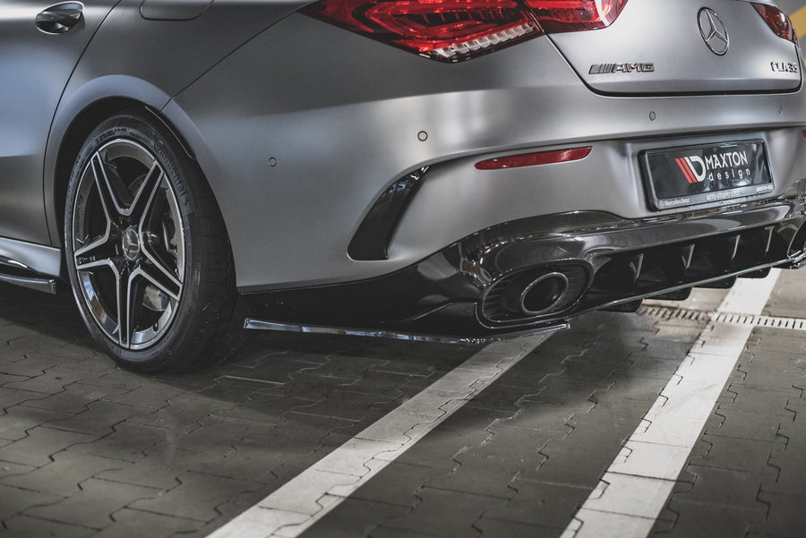 Maxton Design Mercedes Benz CLA 35/45 AMG Aero C118 Rear Side Splitters