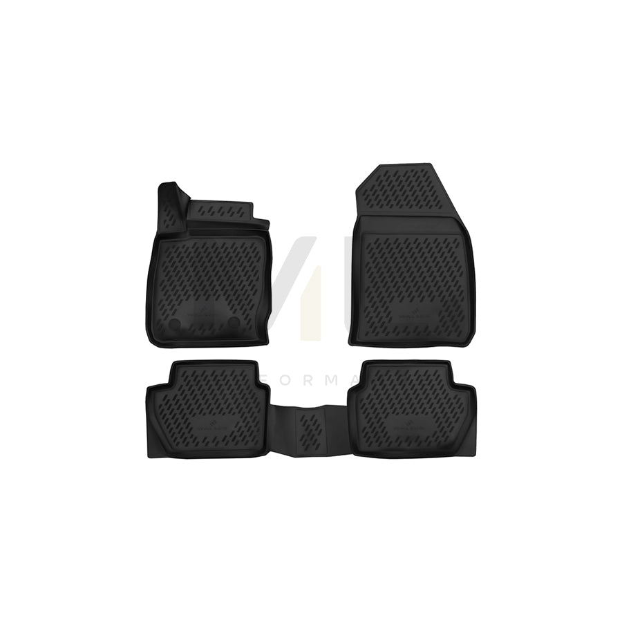 WALSER Tailored, XTR 75138 Floor mat set Elastomer, Front and Rear | ML Performance Car Parts