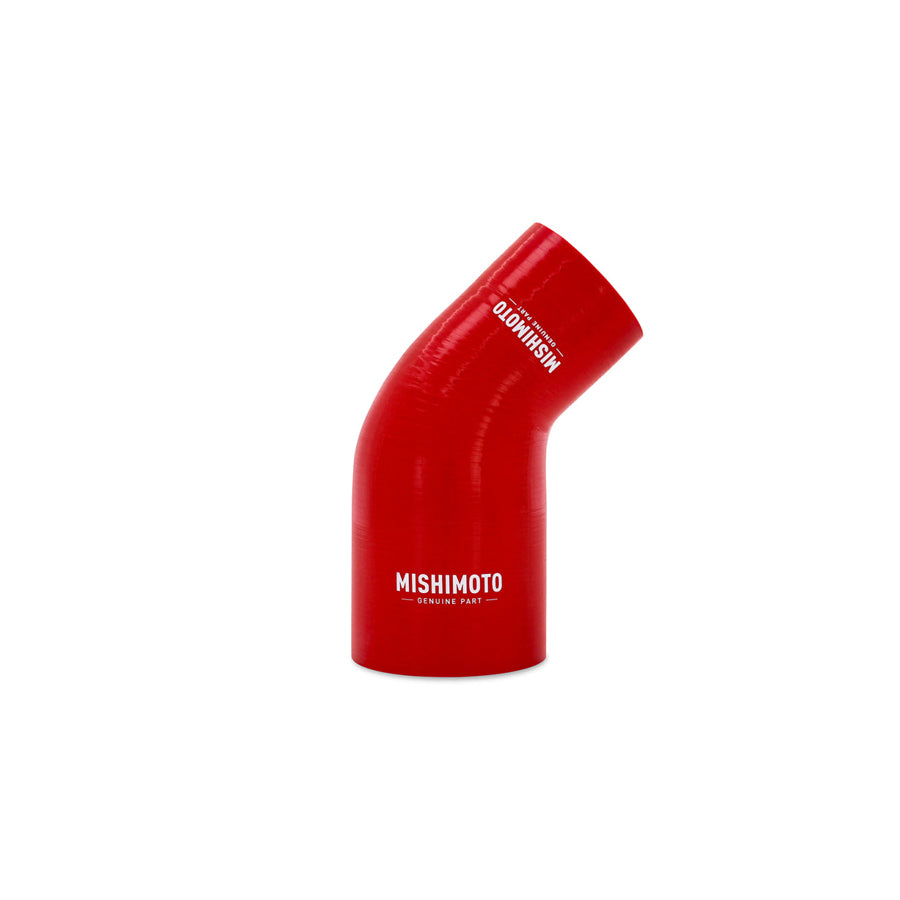 Mishimoto MMCP-R45-22530RD Silicone Reducer Coupler 45 Degree 2.25in to 3in - Red