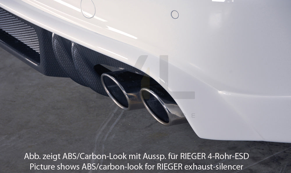 Rieger 00055530 Audi B8 B81 S4 Rear Diffuser 4 | ML Performance EU Car Parts