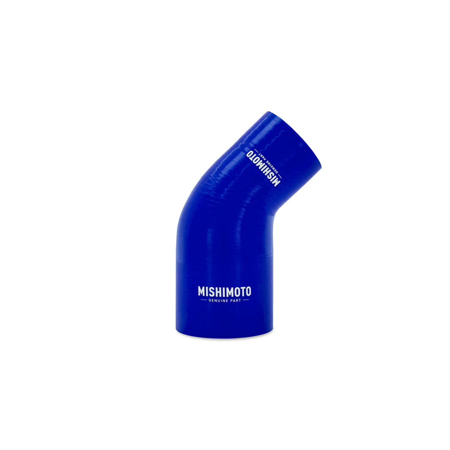 Mishimoto MMCP-R45-2535BL Silicone Reducer Coupler 45 Degree 2.5in to 3.5in - Blue