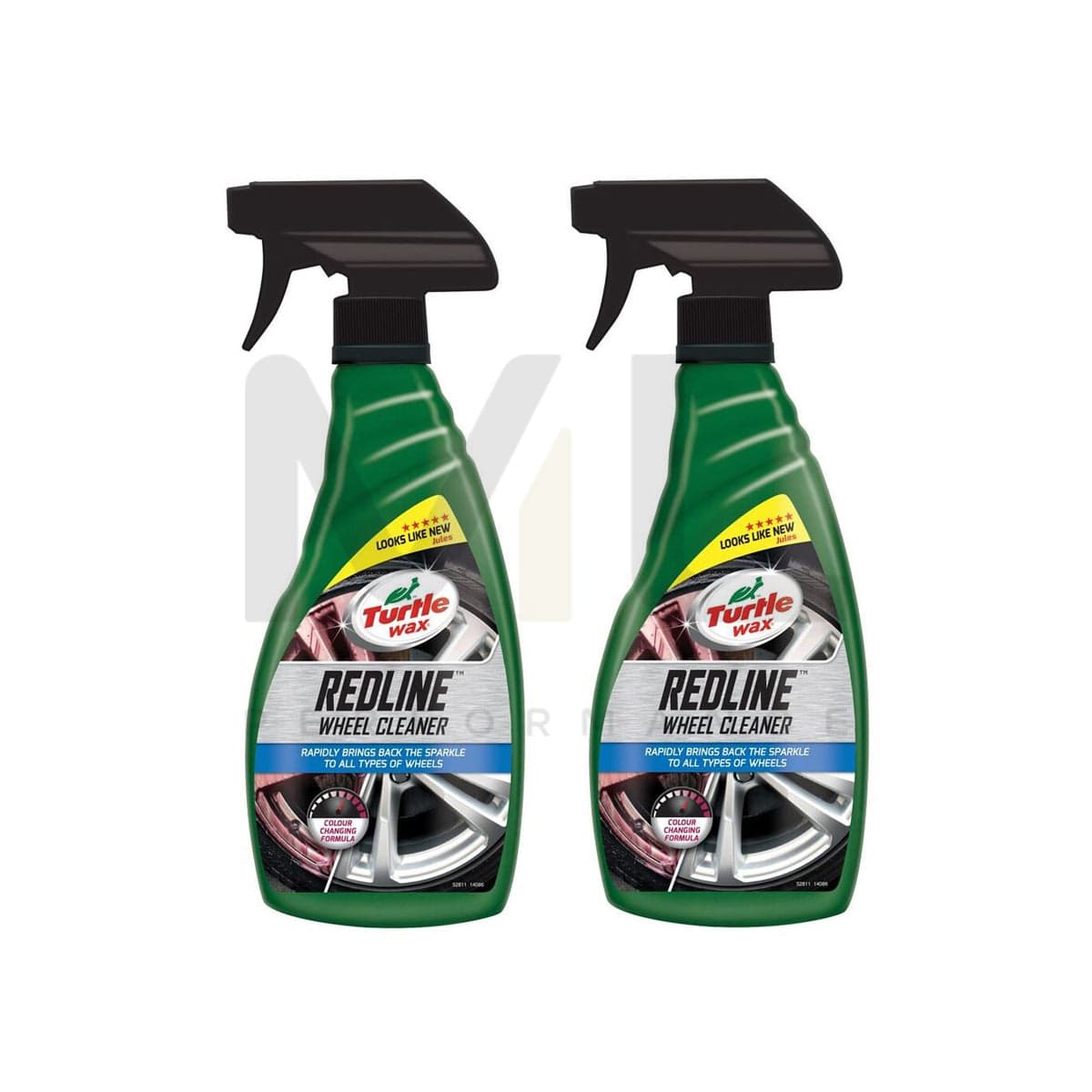 Turtle Wax Redline Car Wheel Cleaner 2 X 500 Ml