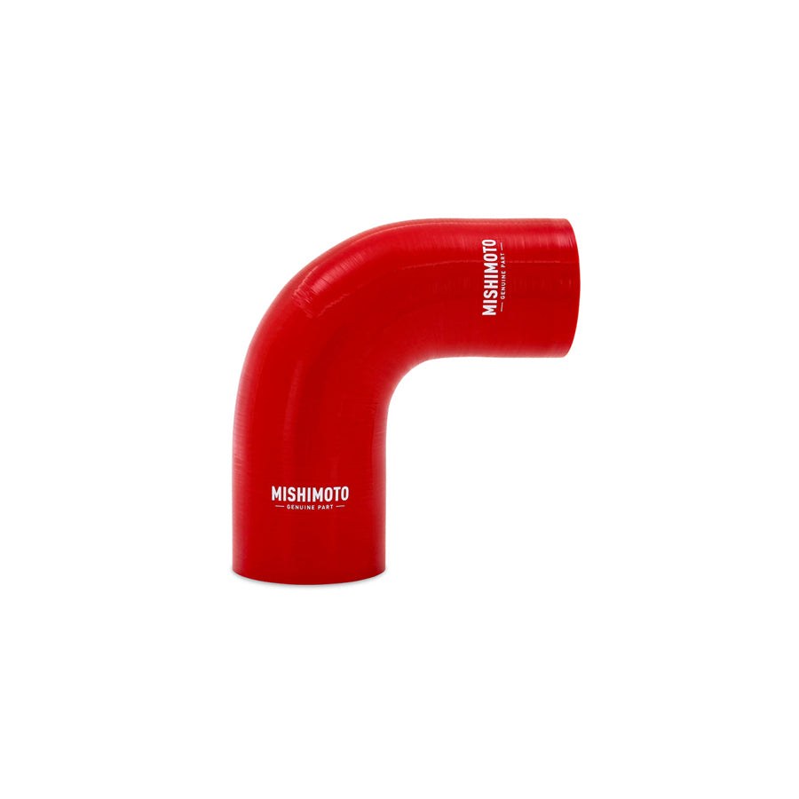 Mishimoto MMCP-R90-20225RD Silicone Reducer Coupler 90 Degree 2in to 2.25in - Red