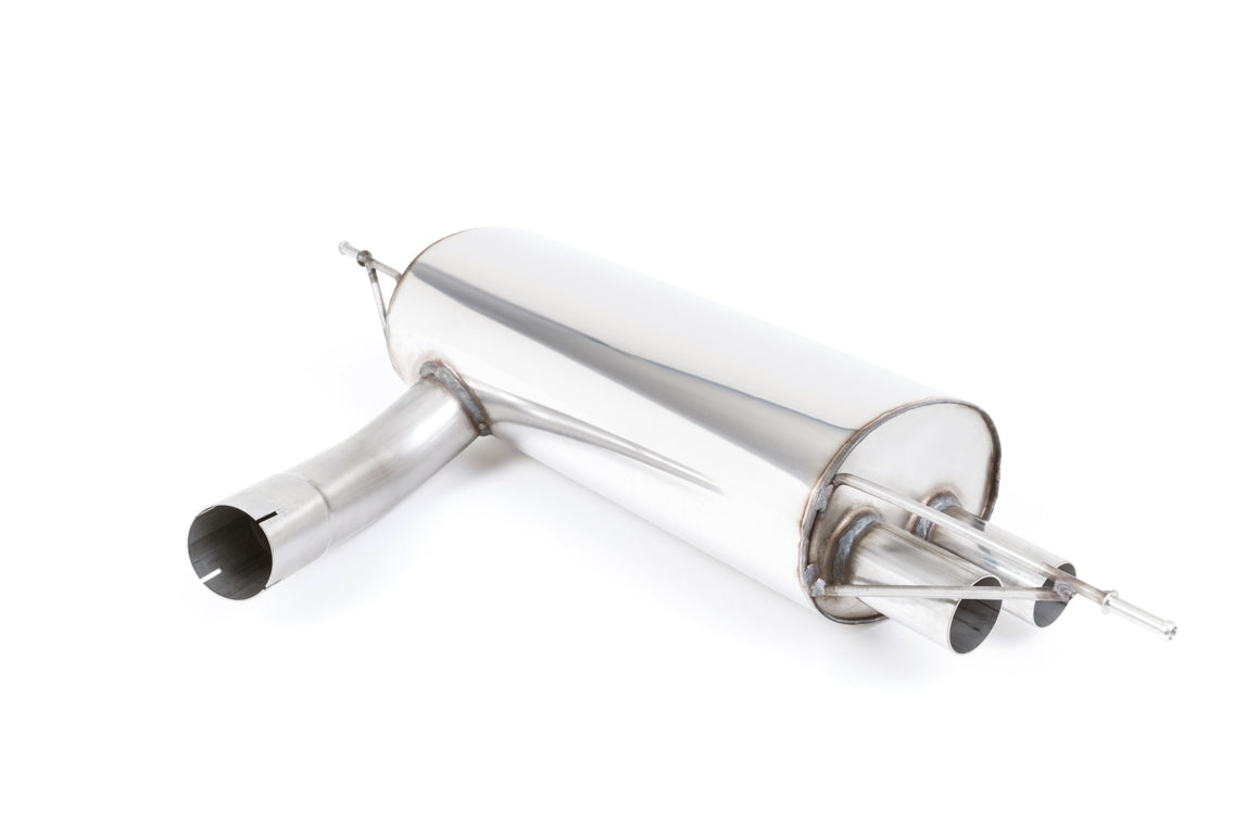 MillTek SSXBM1129 BMW F20 F21 125i Rear Silencer with GT-80 Polished Trims - EC Approved