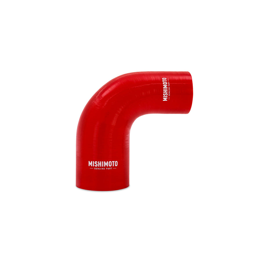 Mishimoto MMCP-R90-3035RD Silicone Reducer Coupler 90 Degree 3in to 3.5in - Red