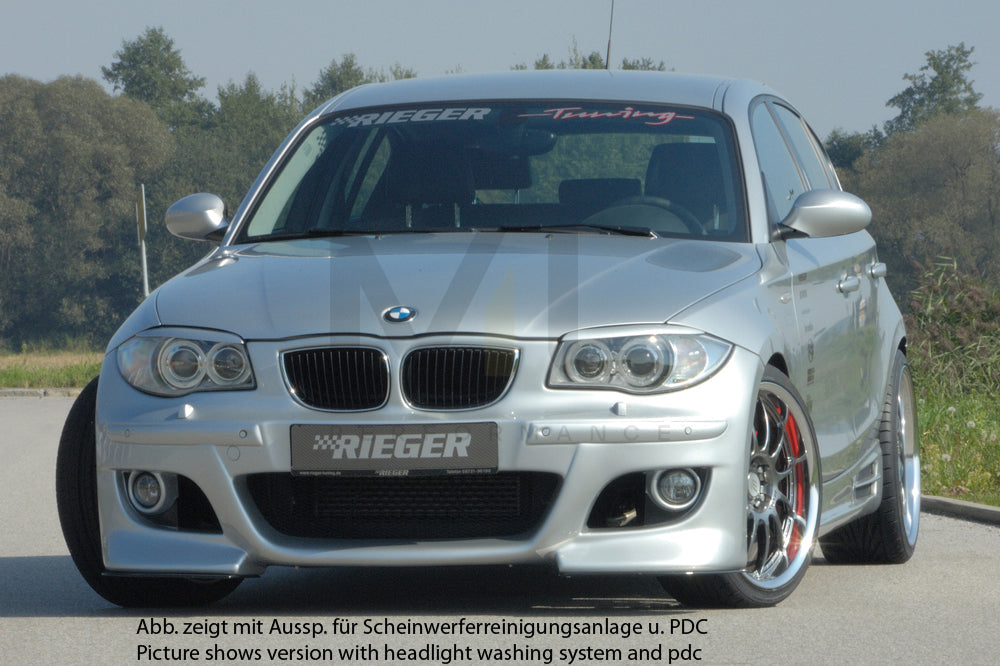 Rieger 00035015 BMW 1 Series E87 Front Bumper 6 | ML Performance EU Car Parts