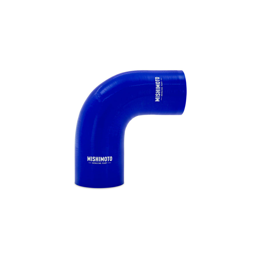 Mishimoto MMCP-R90-27530BL Silicone Reducer Coupler 90 Degree 2.75in to 3in - Blue