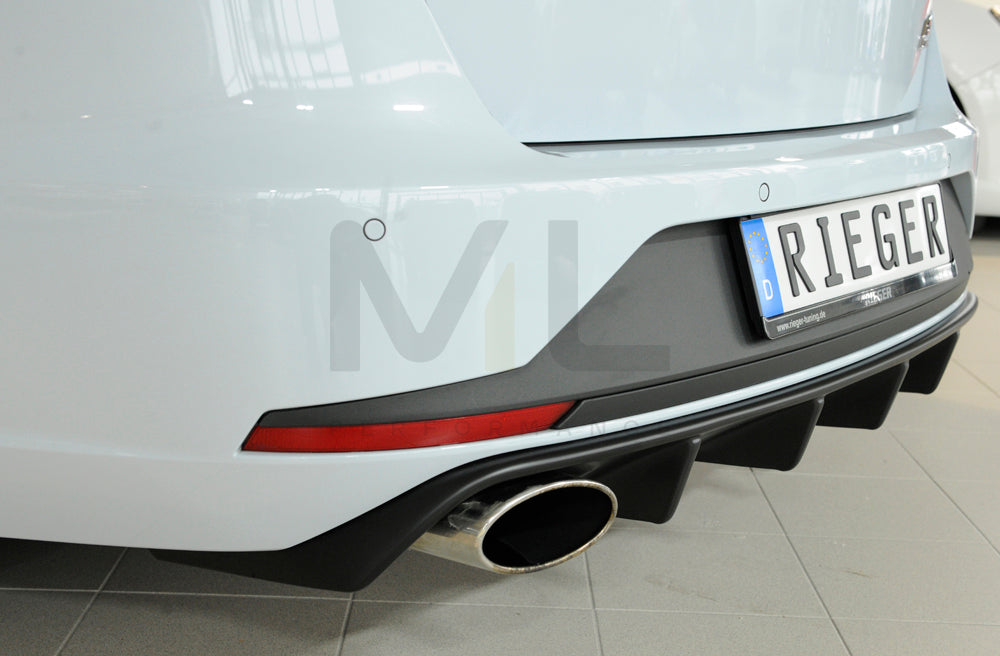 Rieger 00027024 SEAT 5F Leon Cupra Rear Diffuser 5 | ML Performance EU Car Parts