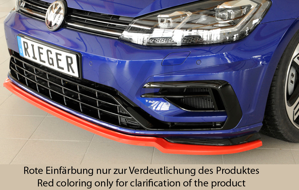 Rieger 00059581 VW Mk7 Mk7-Line Golf R Front Splitter 4 | ML Performance EU Car Parts