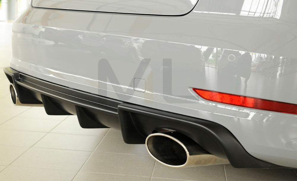 Rieger 00056809 Audi 8V Rear Diffuser (A3 & S3) 8 | ML Performance EU Car Parts