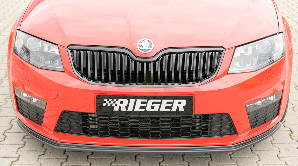 Rieger 00079012 Skoda 5E Octavia RS Front Splitter 5 | ML Performance EU Car Parts