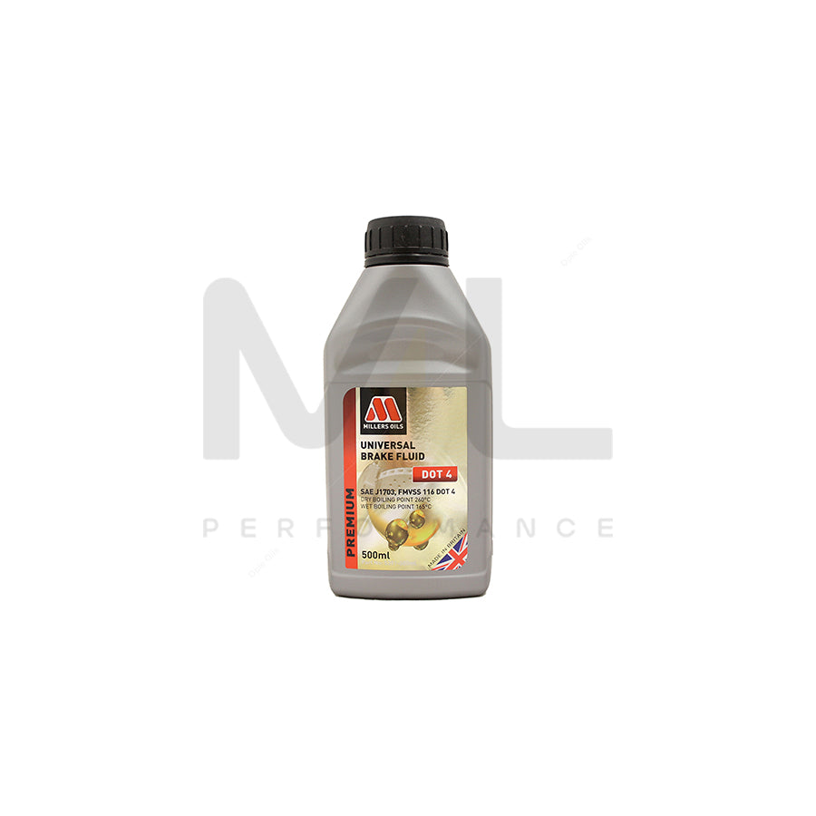 Millers Oils Universal Brake Fluid DOT 4 pril | Engine Oil | ML Car Parts UK | ML Performance