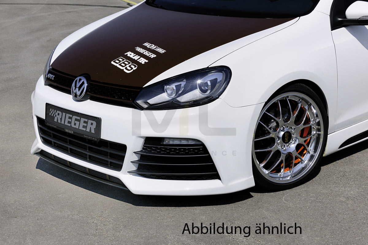 Rieger 00059532 VW Mk6 Golf Front Bumper (GTI & GTD) 4 | ML Performance EU Car Parts