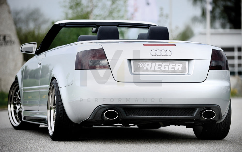 Rieger 00099819 Audi 8H A4 Rear Diffuser 2 | ML Performance EU Car Parts