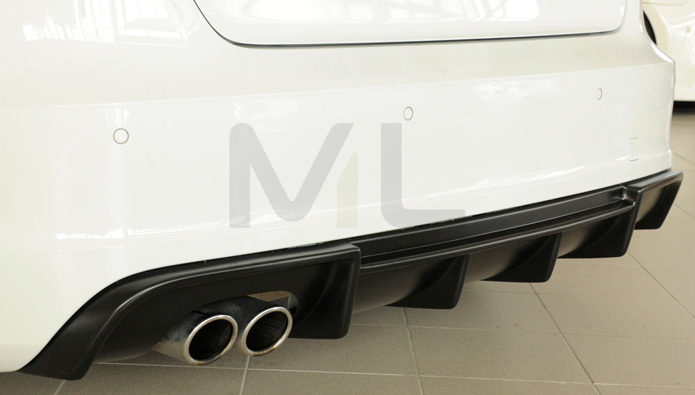 Rieger 00056804 Audi 8V A3 Rear Diffuser 3 | ML Performance EU Car Parts