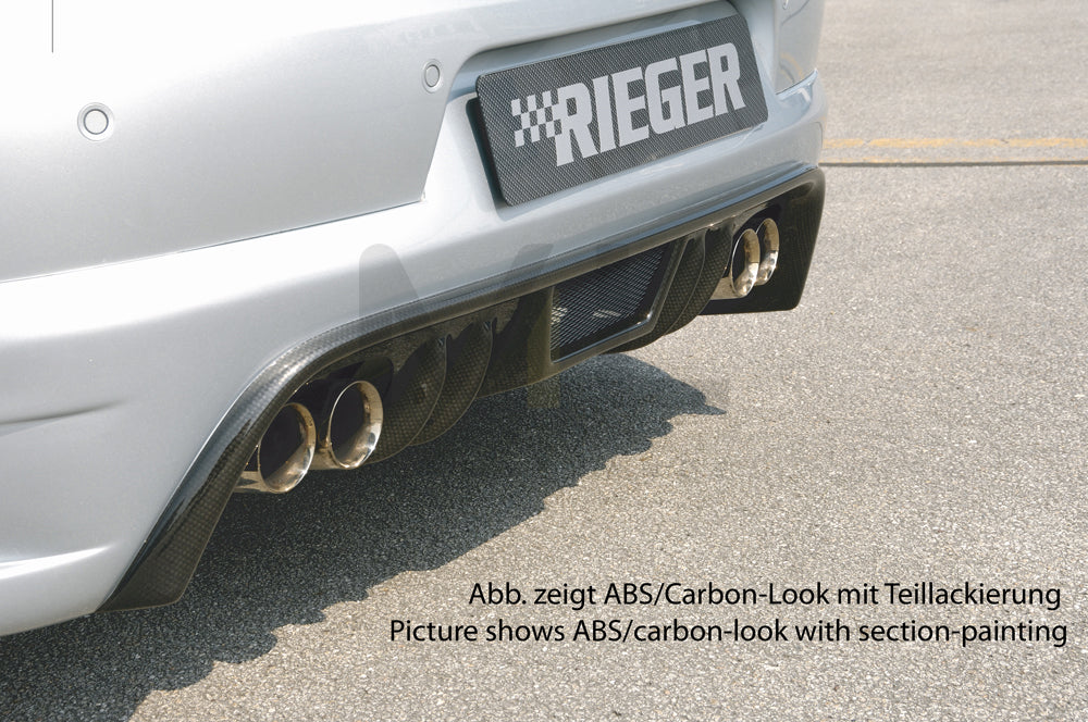 Rieger 00059429 VW 1F Eos Rear Diffuser 2 | ML Performance EU Car Parts