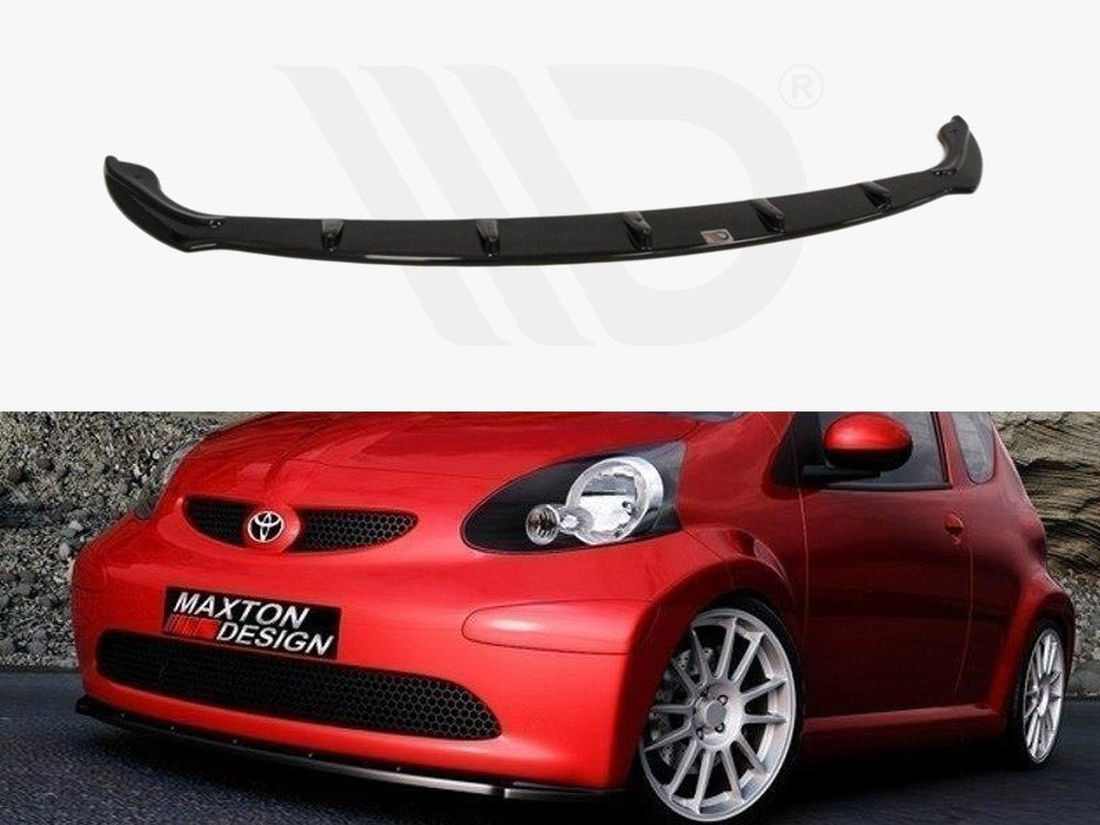 Maxton Design TO-AY-1-FD1T Front Splitter Toyota Aygofits | ML Performance UK Car Parts