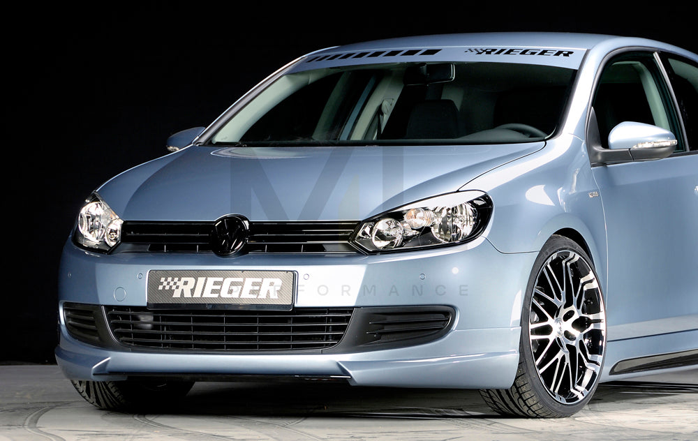 Rieger 00059501 VW Mk6 Golf Front Splitter 2 | ML Performance EU Car Parts