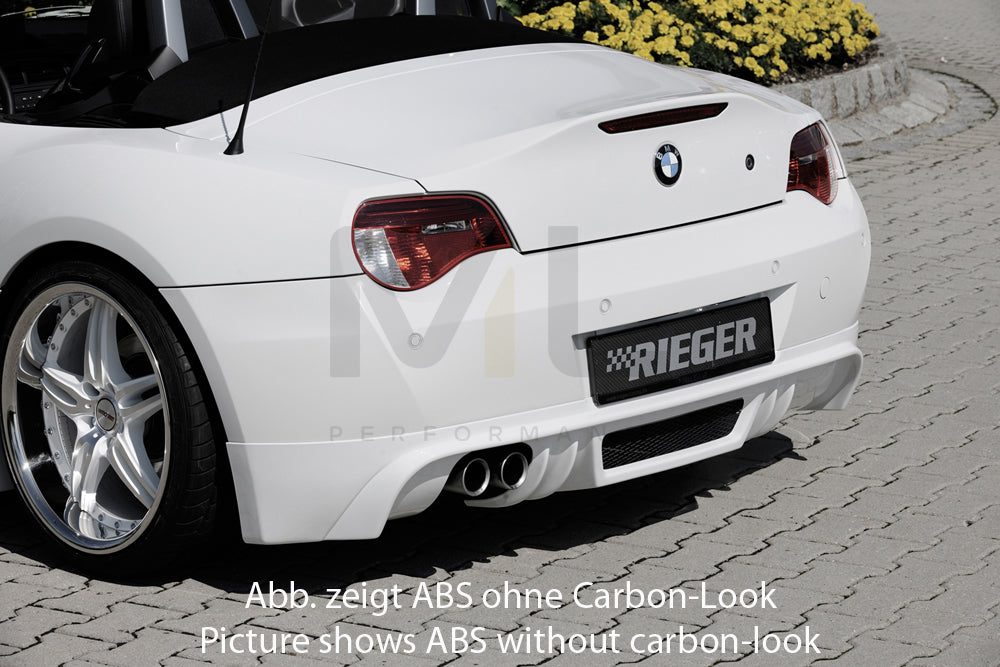 Rieger 00099865 BMW Z4 E85 Rear Diffuser 7 | ML Performance EU Car Parts