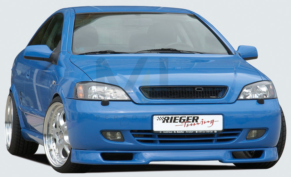 Rieger 00051200 Opel Astra G Front Splitter 2 | ML Performance EU Car Parts