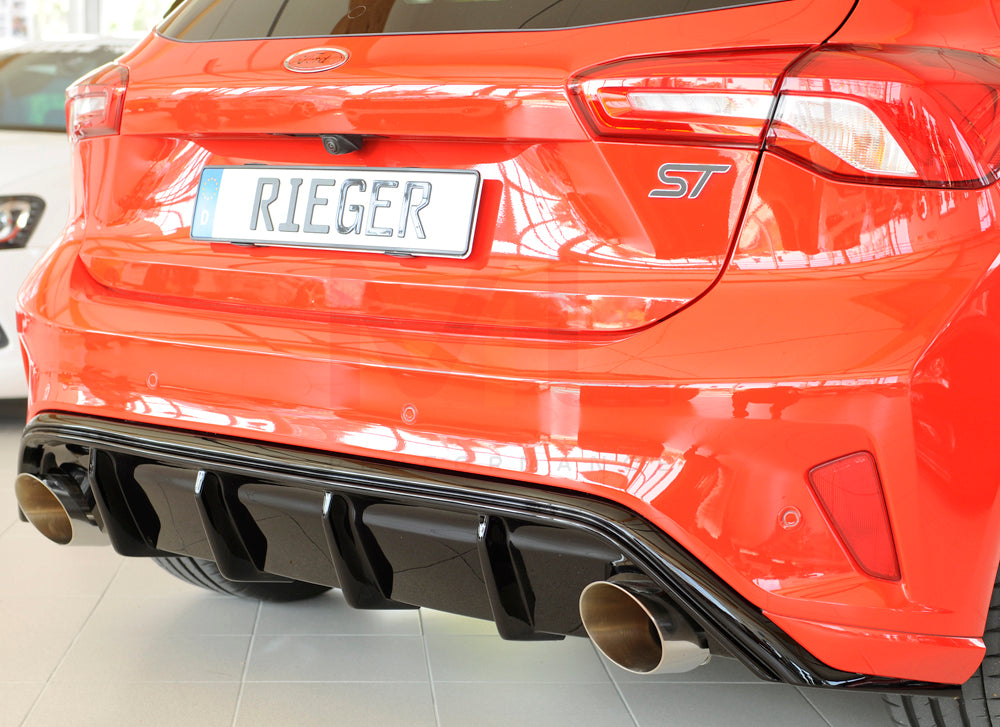 Rieger 00088216 Ford DEH Focus 4 Rear Diffuser (Inc. Focus 4 ST) 2 | ML Performance EU Car Parts