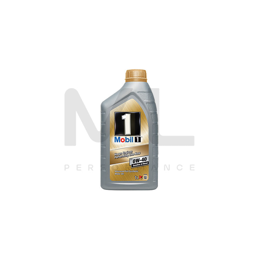 Mobil 1 FS Engine Oil - 0W-40 1Ltr Engine Oil ML Performance UK ML Car Parts