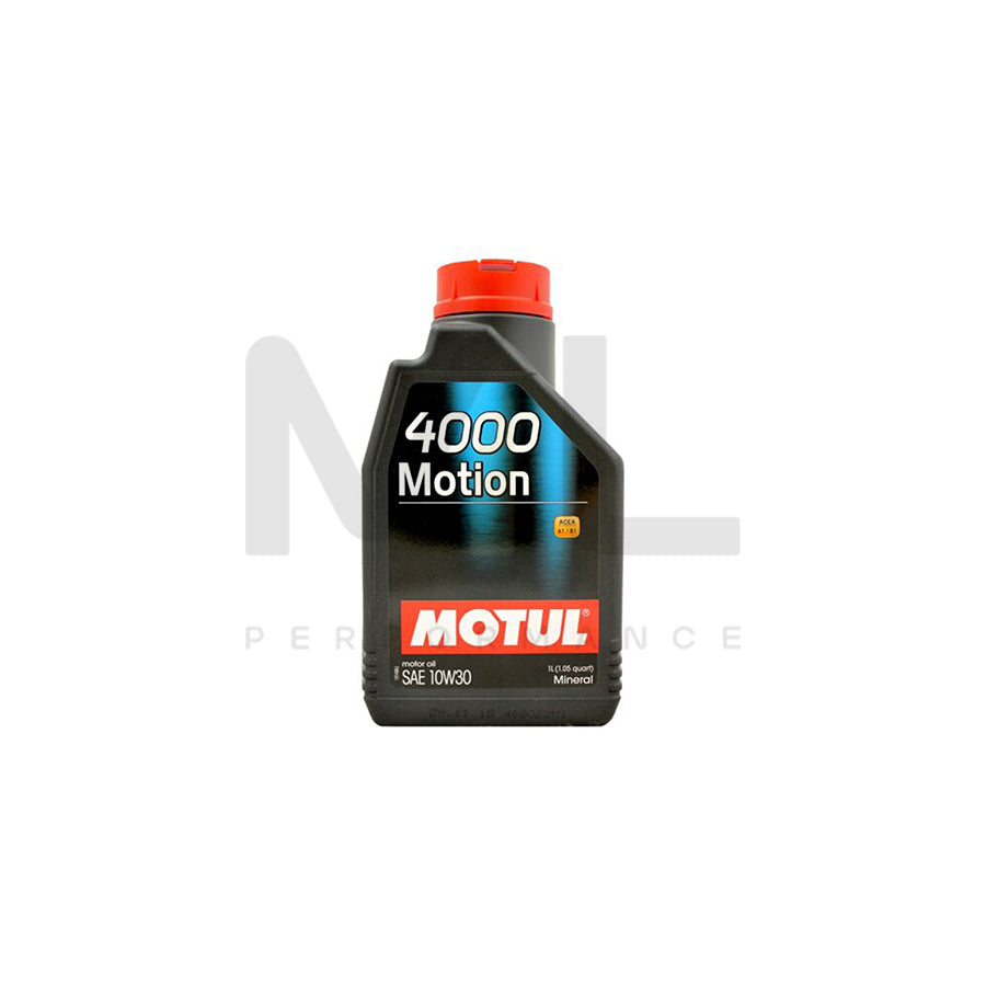 Motul 4000 Motion 10w-30 Mineral Car Engine Oil 1l | Engine Oil | ML Car Parts UK | ML Performance