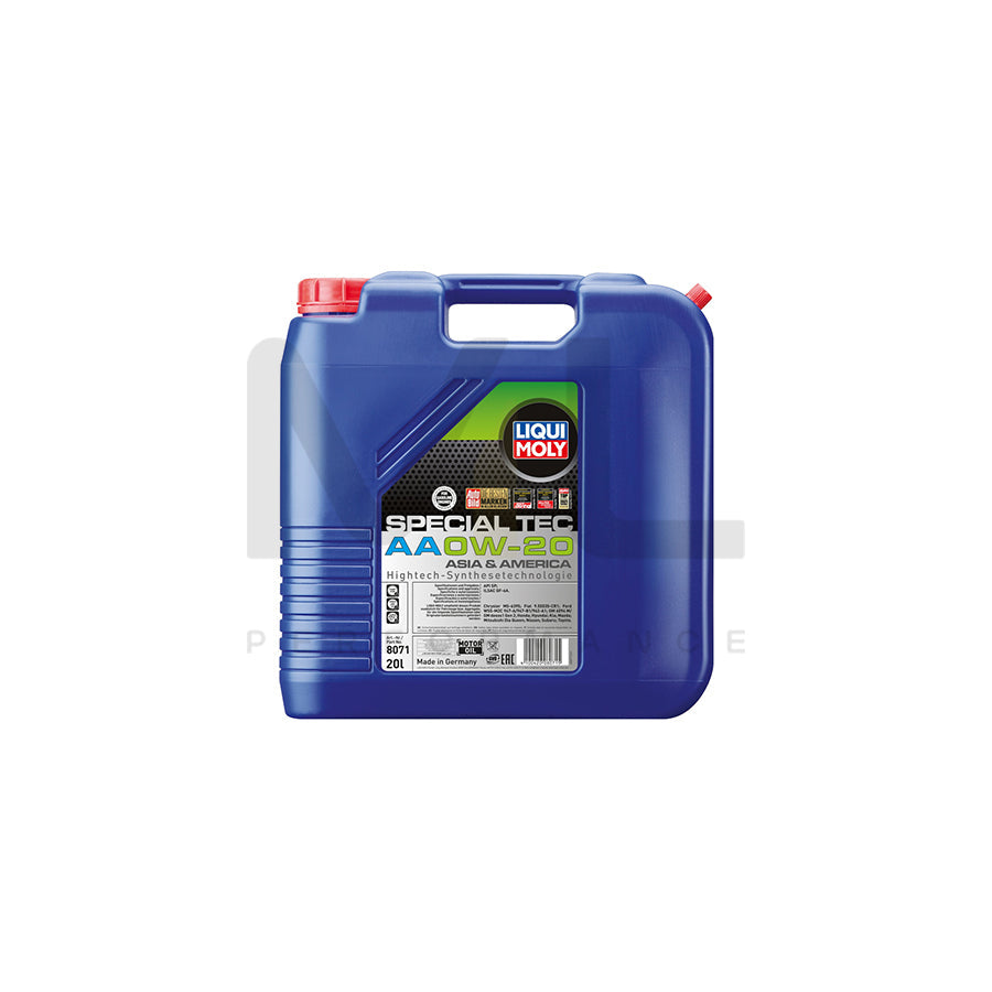 Liqui Moly Special Tec AA 0W 20 205l