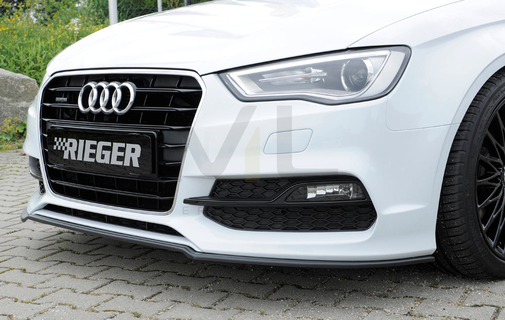 Rieger 00056799 Audi 8V Front Splitter (A3 & S3) 7 | ML Performance EU Car Parts