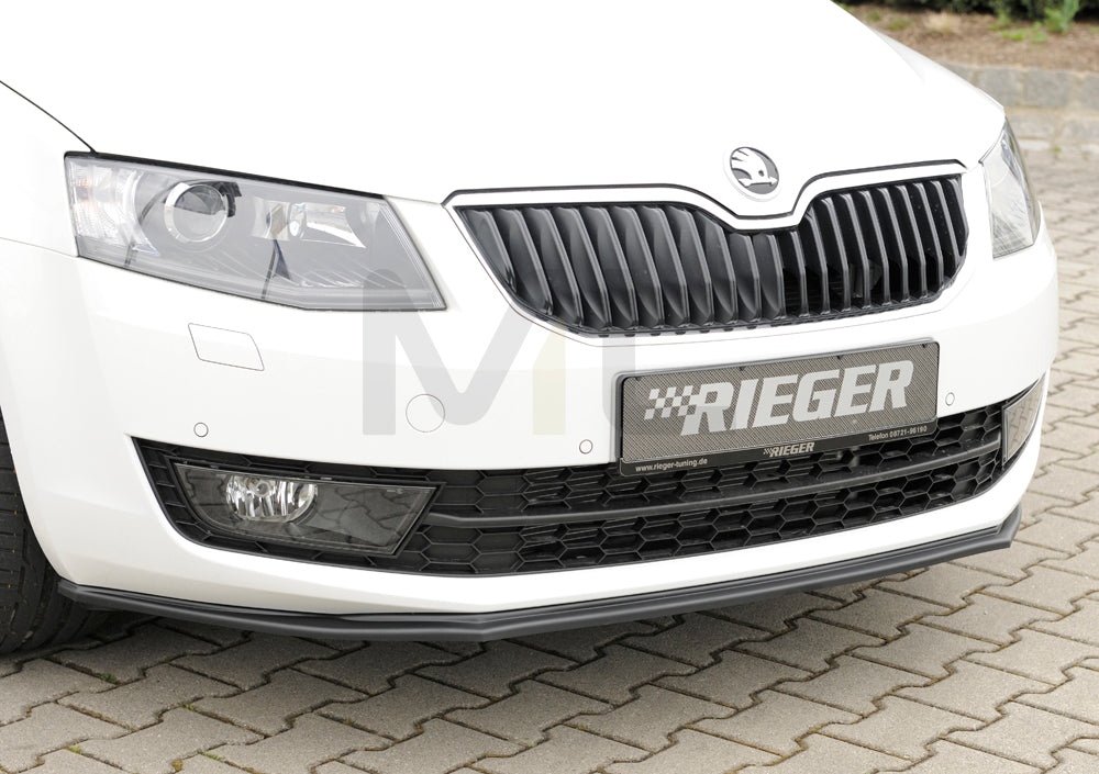 Rieger 00079017 Skoda 5E Octavia Front Splitter 4 | ML Performance EU Car Parts