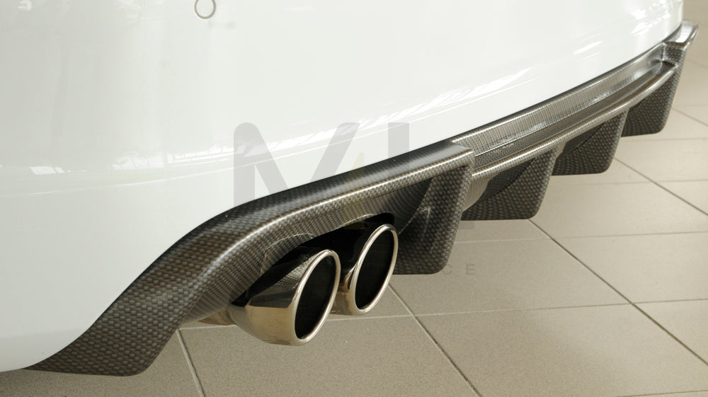 Rieger 00099356 Audi 8V A3 Rear Diffuser 6 | ML Performance EU Car Parts