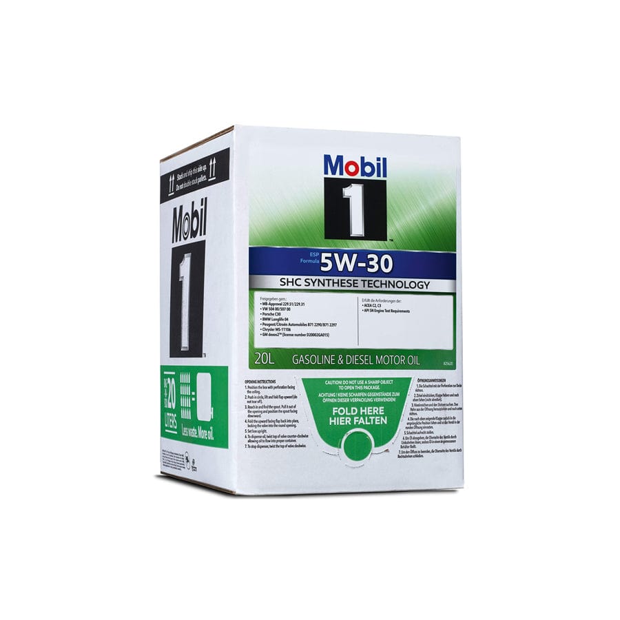 Mobil 1 X1 5W30 BAG-IN-BOX 20Ltr | ML Performance UK Car Parts