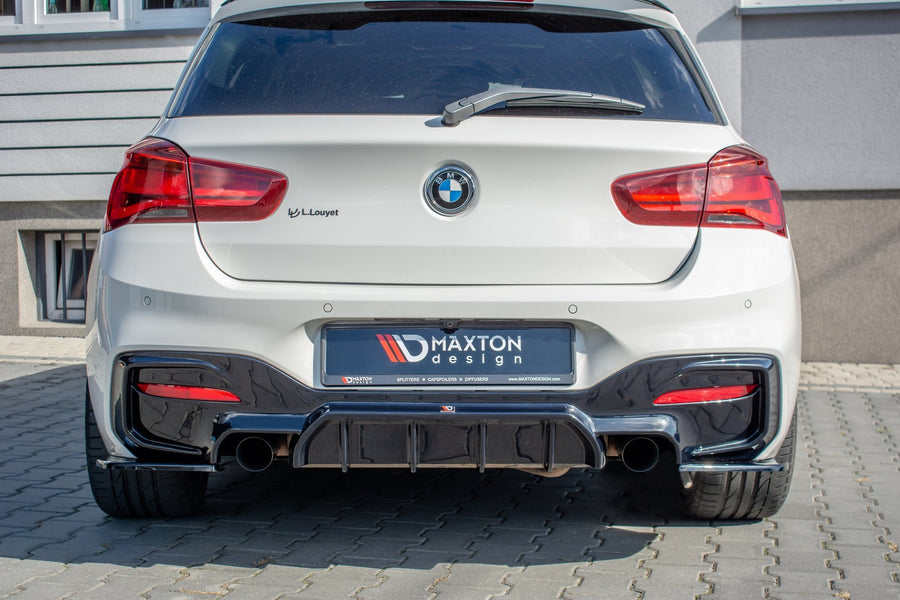 Maxton Design BMW Series 1 F20 M-Power (Facelift) Rear Side Splitters