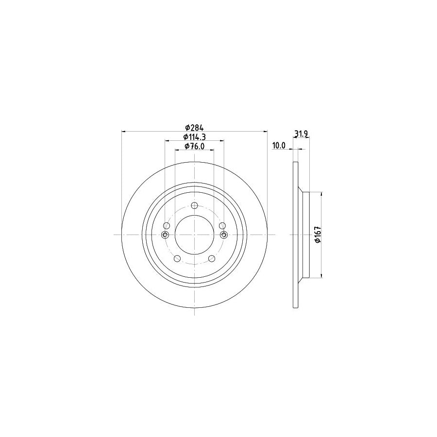 Hella 8MV 376 734-781 Fan Clutch