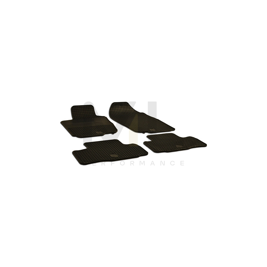 WALSER 50529 Floor mat set for TOYOTA RAV4 III Off-Road (XA30) Elastomer, Front and Rear, Quantity: 4, Black | ML Performance Car Parts