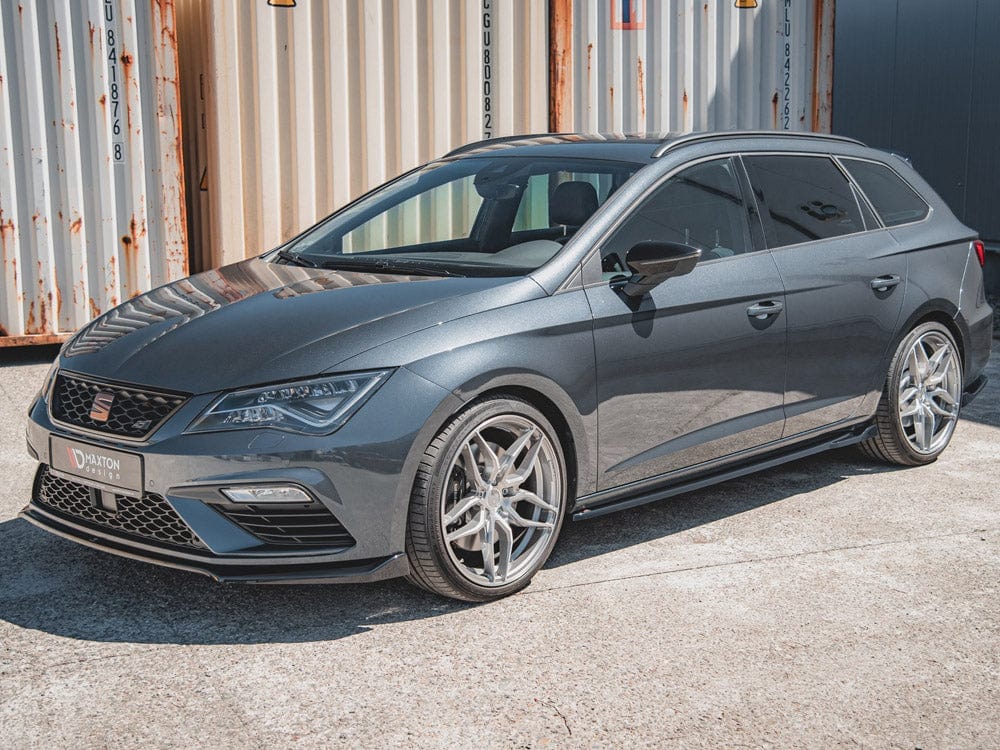 Maxton Design Seat Leon MK3 Cupra / Fr Facelift Side Skirts Diffusers V.4