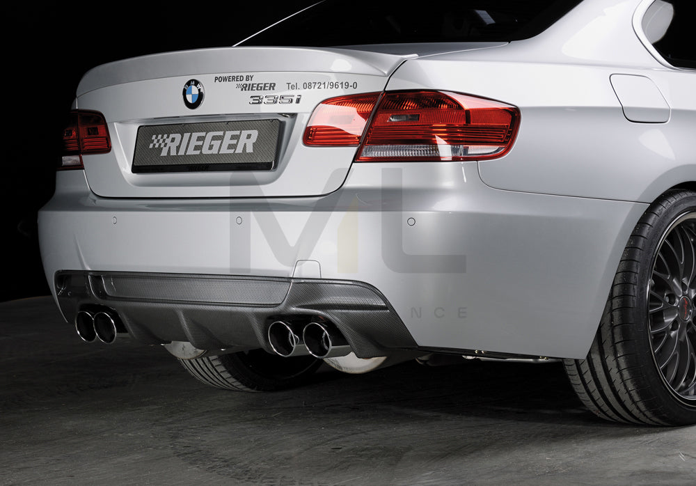 Rieger 00099860 BMW 3 Series E92 E93 Rear Diffuser 3 | ML Performance EU Car Parts