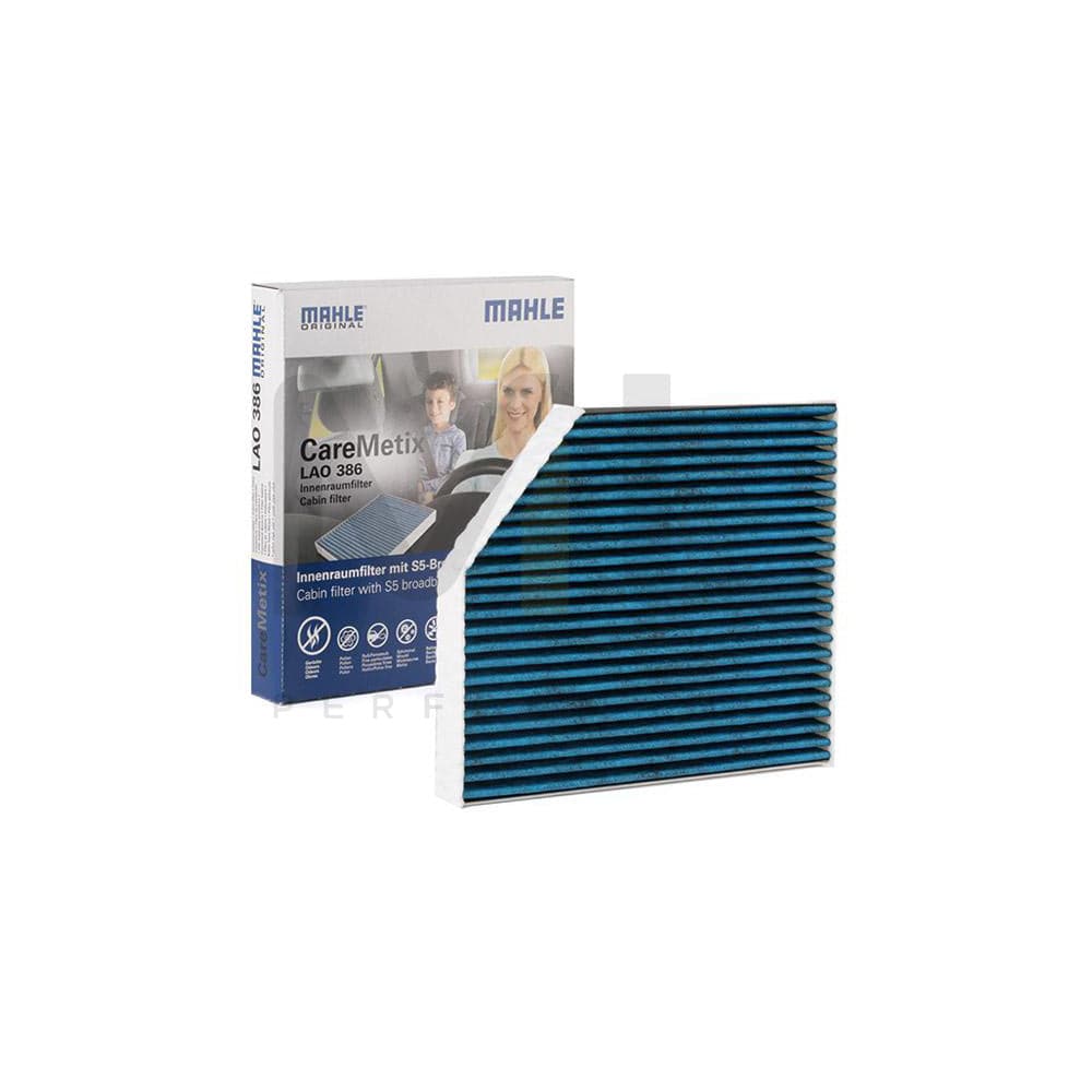 MAHLE ORIGINAL LAO 386 Pollen filter Activated Carbon Filter, with anti-allergic effect, with antibacterial action, CareMetix® | ML Performance Car Parts