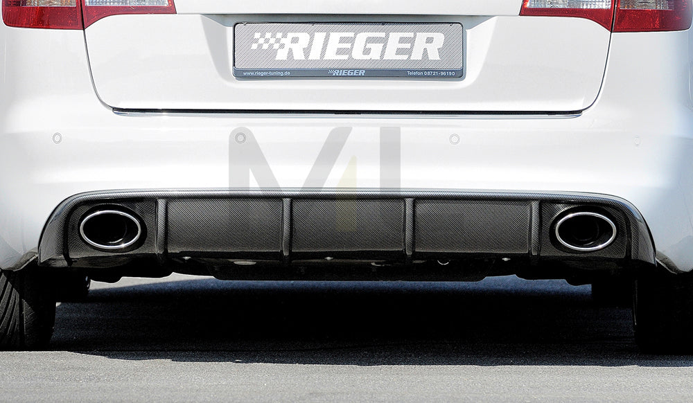 Rieger 00099227 Audi 4F A6 Rear Diffuser 1 | ML Performance EU Car Parts