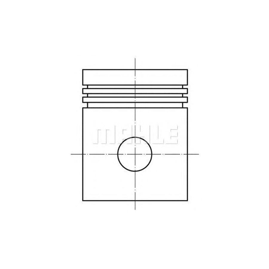 MAHLE ORIGINAL 007 19 00 Piston 65 mm, with piston rings | ML Performance Car Parts