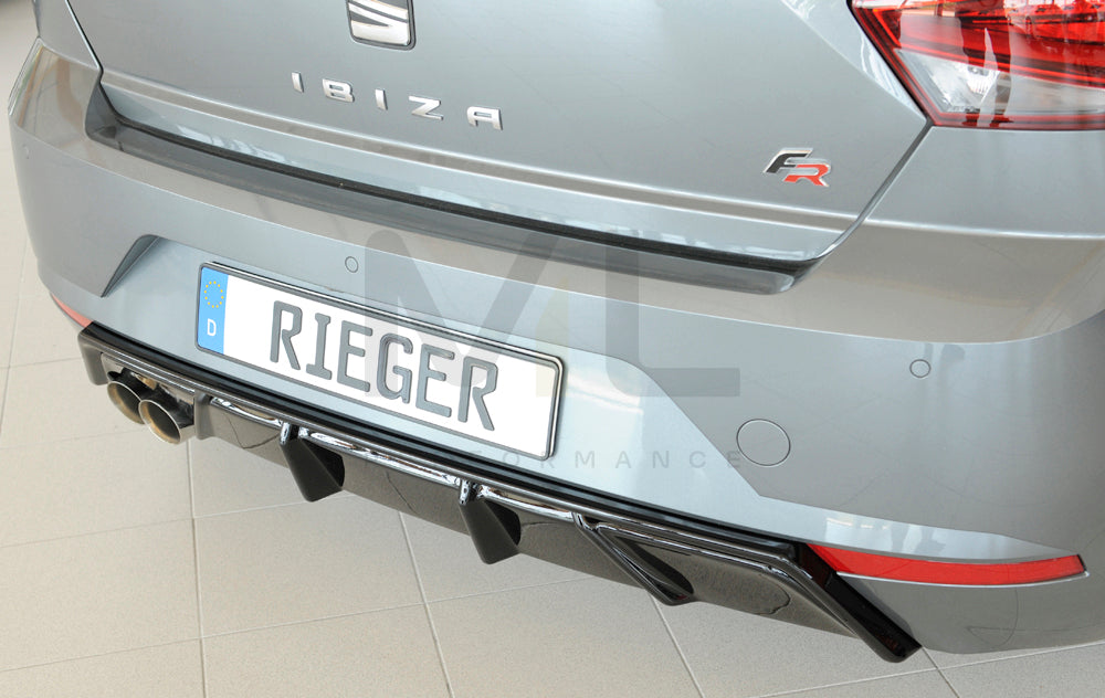 Rieger 00088168 SEAT KJ Rear Diffuser (Ibiza FR & Ibiza) 9 | ML Performance EU Car Parts