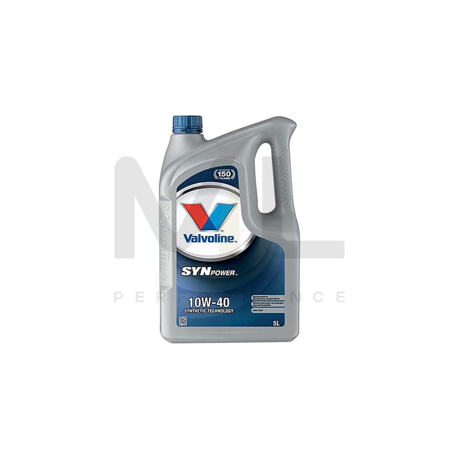 Valvoline SynPower 10w-40 Engine Oil 5l | Engine Oil | ML Car Parts UK | ML Performance