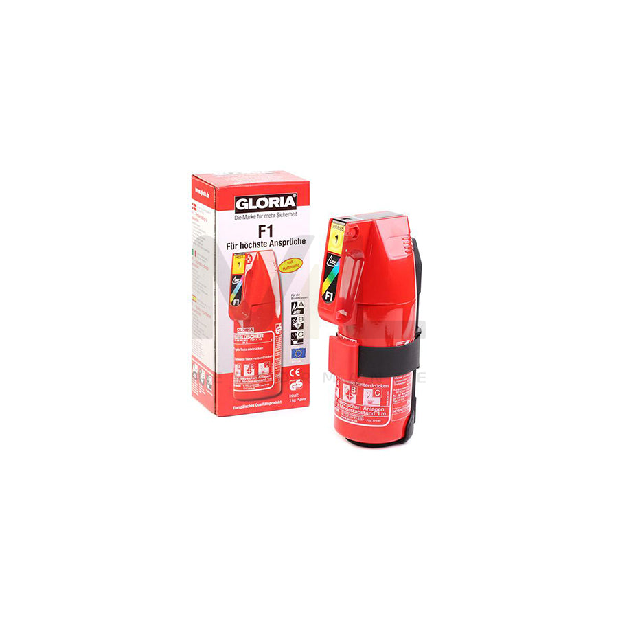 GLORIA 1403.0000 Fire extinguisher 1,7kg, -30 + 60°C, Dry Powder, 1kg, 275/95/130 mm | ML Performance Car Parts