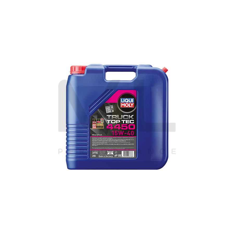 Liqui Moly Top Tec Truck 4450 15W-40 20l