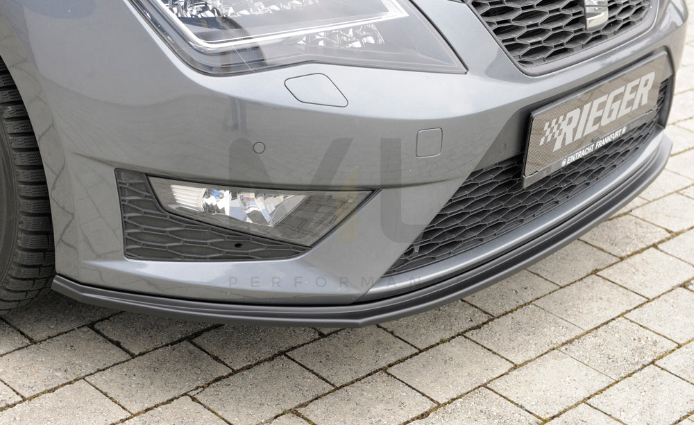 Rieger 00027022 SEAT 5F Front Splitter (Leon FR & Leon Cupra) 6 | ML Performance EU Car Parts