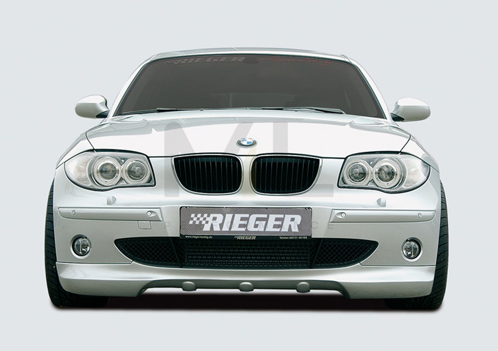 Rieger 00035010 BMW 1 Series E87 Front Splitter 1 | ML Performance EU Car Parts