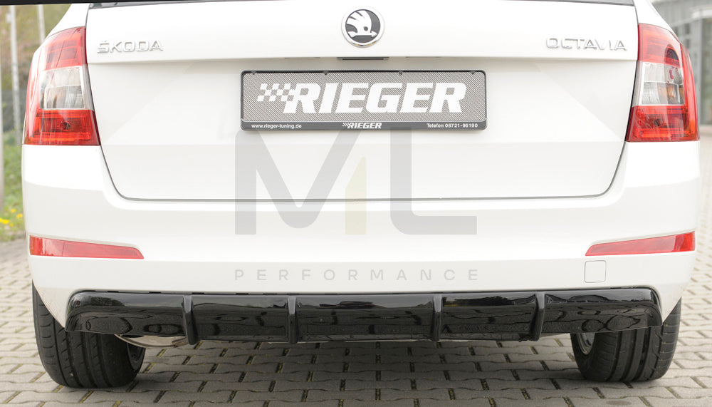 Rieger 00088109 Skoda 5E Octavia Rear Diffuser 5 | ML Performance EU Car Parts