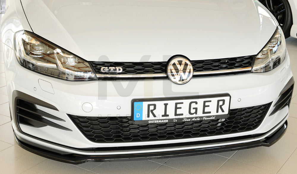 Rieger 00088148 VW Mk7 Golf Front Splitter (GTI, GTD & GTE) 5 | ML Performance EU Car Parts